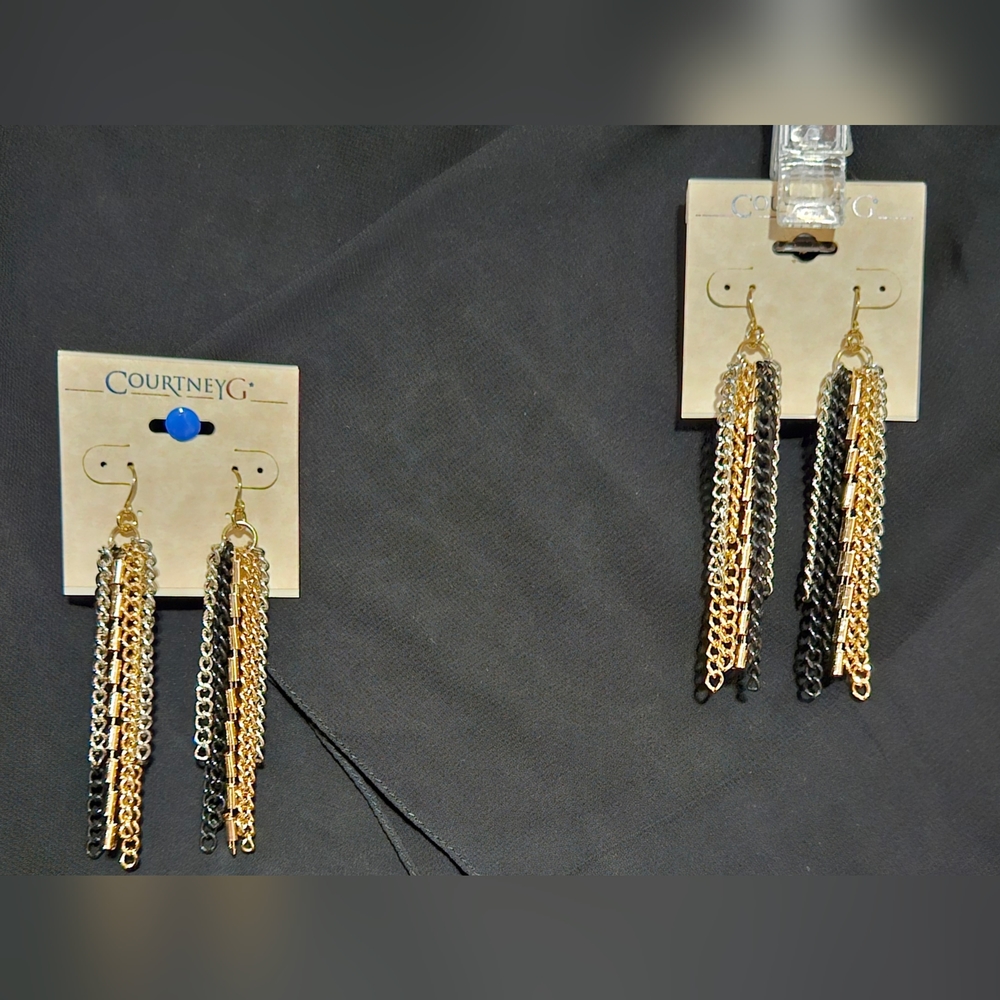 Chain earrings